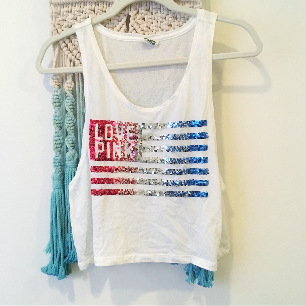 Victoria’s Secret PINK Patriotic Crop Top 🇺🇸